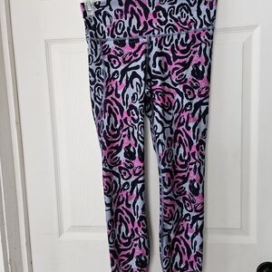 Under Armour Vibrant Pink and Blue Leggings